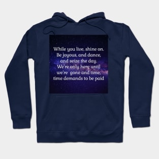 Seikilos epitaph (alternate font) Hoodie